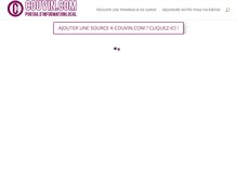 Tablet Screenshot of couvin.com